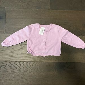 Baby gap lilac cardigan 12-18M NWT